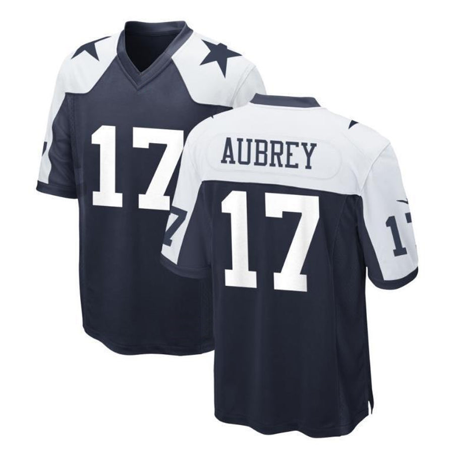 Trusc D.Cowboys #17 Brandon Aubrey Player Navy Alternate Game Stitched Jerseys