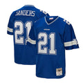 Trusc D.Cowboys #21 Deion Sanders Mitchell & Ness Navy Big & Tall 1996 Retired Player Legacy Replica Stitched Jerseys