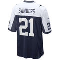 Trusc D.Cowboys #21 Deion Sanders Player Navy Alternate Game Stitched Jerseys