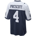 Trusc D.Cowboys #4 Dak Prescott Player Navy Alternate Game Stitched Jerseys