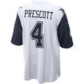 Trusc D.Cowboys #4 Dak Prescott Player White Alternate Game Stitched Jerseys