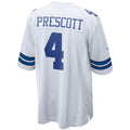 Trusc D.Cowboys #4 Dak Prescott Player White Home Game Stitched Jerseys