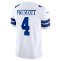 Trusc D.Cowboys #4 Dak Prescott White Vapor F.U.S.E. Limited Stitched Jerseys