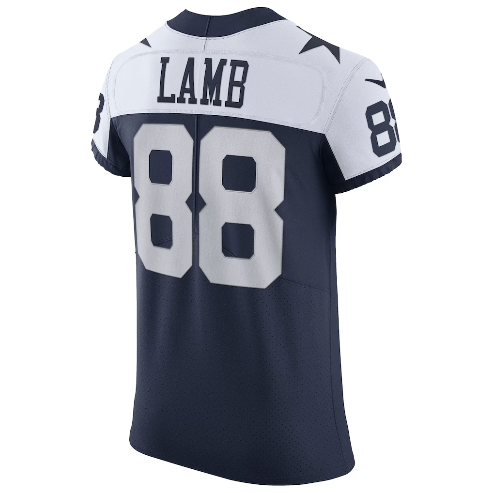 Trusc D.Cowboys #88 CeeDee Lamb Navy Alternate Vapor Elite Stitched Jerseys