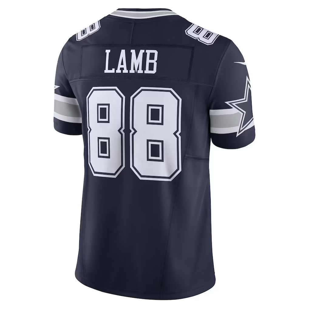 Trusc D.Cowboys #88 CeeDee Lamb Navy Vapor F.U.S.E. Limited Stitched Jersey