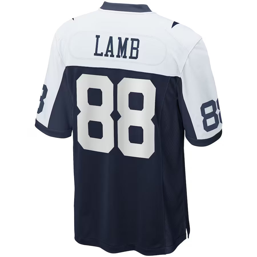 Trusc D.Cowboys #88 CeeDee Lamb Player Navy Alternate Home Game Stitched Jerseys