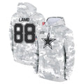 Trusc D.Cowboys #88 CeeDee Lamb Player Salute to Service Hoodies Game Stitched Jerseys