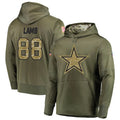 Trusc D.Cowboys #88 CeeDee Lamb Player Salute to Service Pullover Hoodie Game Stitched Jerseys