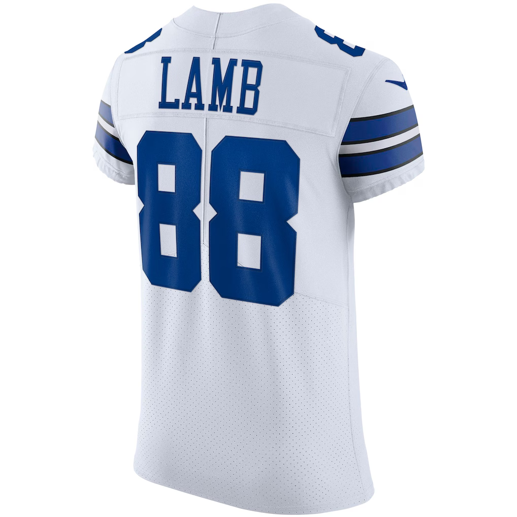 Trusc D.Cowboys #88 CeeDee Lamb White Vapor Elite Jersey Stitched Jerseys