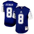 Trusc D.Cowboys #8 Troy Aikman Navy Legacy Replica Jersey American Stitched  Jerseys