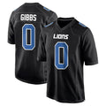 Trusc D.Lions #0 Jahmyr Gibbs Player Black Fashion Game Stitched Jerseys