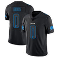 Trusc D.Lions #0 Jahmyr Gibbs Player Black Limited Fashion Stitched Jerseys