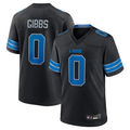 Trusc D.Lions #0 Jahmyr Gibbs Player Black Replica Game Stitched Jerseys