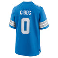 Trusc D.Lions #0 Jahmyr Gibbs Player Blue Home Game Stitched Jerseys