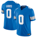 Trusc D.Lions #0 Jahmyr Gibbs Player Blue Vapor F.U.S.E. Limited Replica Stitched Jerseys