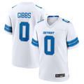 Trusc D.Lions #0 Jahmyr Gibbs Player White Replica Game Stitched Jerseys