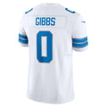 Trusc D.Lions #0 Jahmyr Gibbs Player White Vapor F.U.S.E. Limited Game Stitched Jerseys
