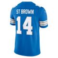 Trusc D.Lions #14 Amon-Ra St. Brown Blue Team Vapor F.U.S.E. Stitched Limited Jerseys