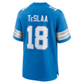 Trusc D.Lions #18 Isaac TeSlaa Blue Game Player Jersey