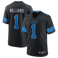 Trusc D.Lions #1 Jameson Williams Player Black Replica Game Stitched Jerseys