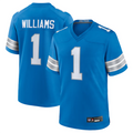 Trusc D.Lions #1 Jameson Williams Player Blue Replica Game Stitched Jerseys