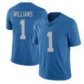 Trusc D.Lions #1 Jameson Williams Player Brown Salute To Service Limited Stitched Jerseys