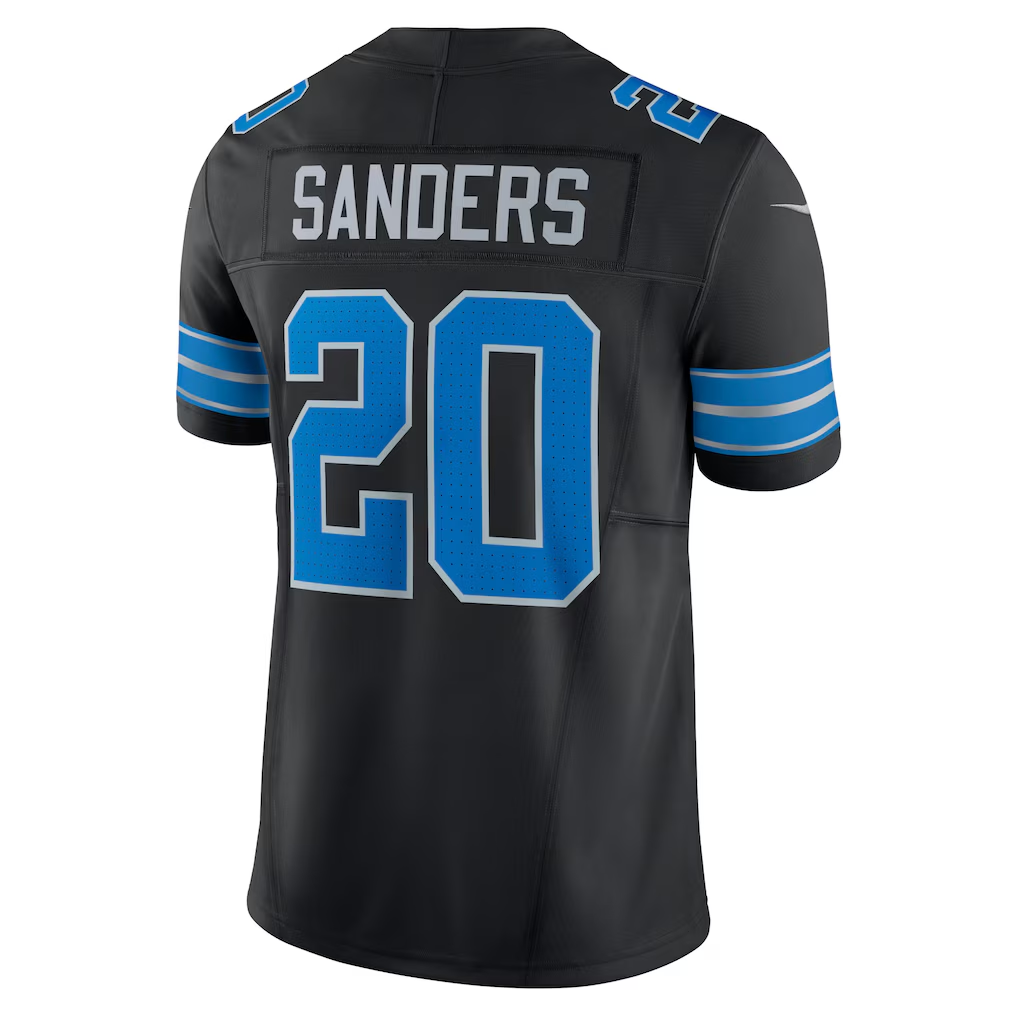 Trusc D.Lions #20 Barry Sanders Black 2nd Alternate Vapor F.U.S.E. Limited Stitched Jerseys