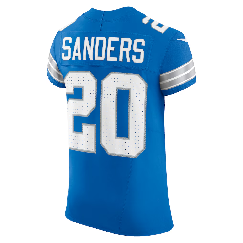 Trusc D.Lions #20 Barry Sanders Blue Team Vapor F.U.S.E. Elite Stitched Jerseys