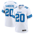 Trusc D.Lions #20 Barry Sanders Player White Game Stitched Jerseys