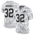 Trusc D.Lions #32 Brian Branch Player Arctic Camo Salute to Service Limited Stitched Jerseys