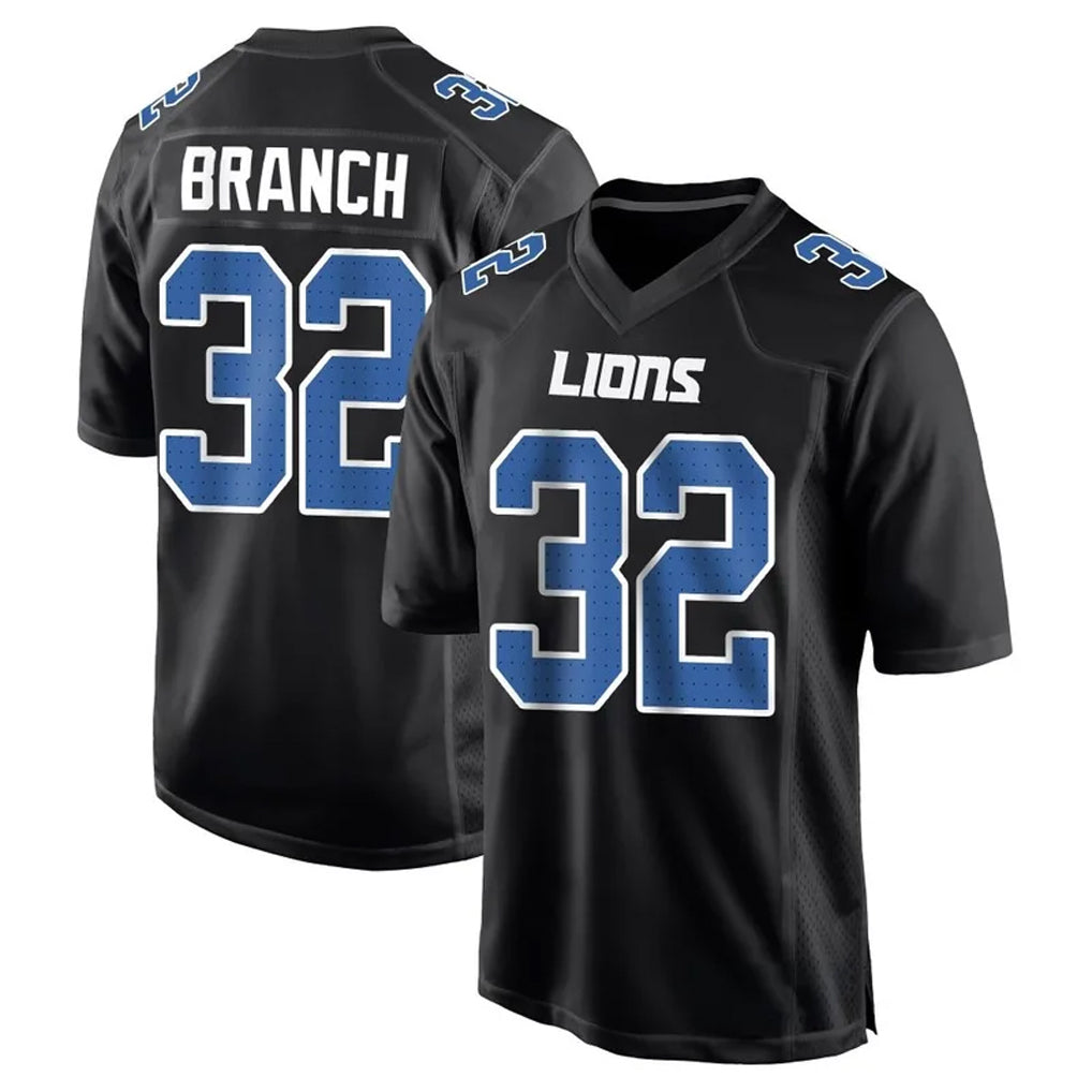 Trusc D.Lions #32 Brian Branch Player Black Limited Fashion Stitched Jerseys