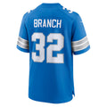 Trusc D.Lions #32 Brian Branch Player Blue Home Game Stitched Jerseys