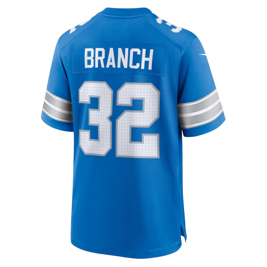 Trusc D.Lions #32 Brian Branch Player Blue Home Game Stitched Jerseys