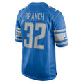 Trusc D.Lions #32 Brian Branch Player Blue Replica Game Stitched Jerseys