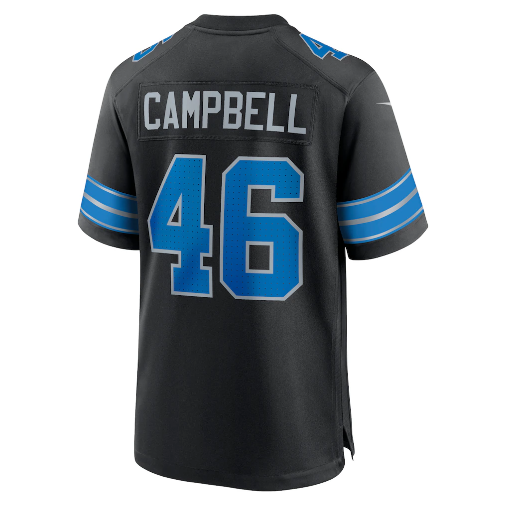Trusc D.Lions #46 Jack Campbell Black 2nd Alternate Game Stitched Jerseys
