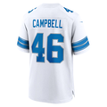 Trusc D.Lions #46 Jack Campbell White White Game Stitched Jerseys