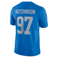 Trusc D.Lions #97 Aidan Hutchinson Blue Vapor F.U.S.E. Alternate Limited Stitched Jerseys