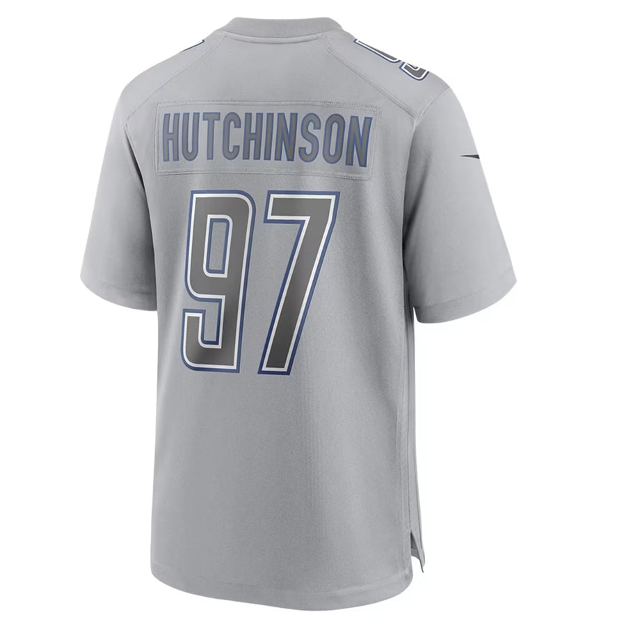 Trusc D.Lions #97 Aidan Hutchinson Player Grey Atmosphere Fashion Stitched Jerseys