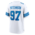 Trusc D.Lions #97 Aidan Hutchinson White Game Stitched Jerseys