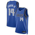 Trusc D.Mavericks #14 Morez Johnson Jr. Blue Swingman Jerseys - Icon Edition