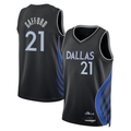 Trusc D.Mavericks #21 Daniel Gafford Black 2025-2026 City Edition Swingman Stitched Jerseys
