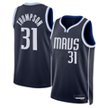Trusc D.Mavericks #31 Klay Thompson Navy Statement Edition Swingman Stitched Jerseys