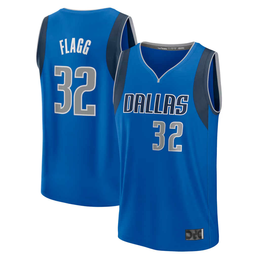 Trusc D.Mavericks #32 Cooper Flagg Blue 2025 Draft First Round Pick Fast Break Replica Jerseys - Icon Edition