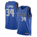 Trusc D.Mavericks #34 Santi Aldama Blue Icon Edition Swingman Stitched Jerseys