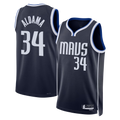 Trusc D.Mavericks #34 Santi Aldama Navy Statement Edition Swingman Stitched Jerseys