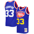 Trusc D.Nuggets #33 David Thompson Mitchell & Ness Royal Hardwood Classics 1975-76 Swingman Jersey