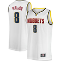 Trusc D.Nuggets #8 Peyton Watson White Fast Break Player Jerseys - Association Edition