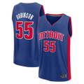 Trusc D.Pistons #55 Duncan Robinson  Blue Fast Break Jerseys - Icon Edition