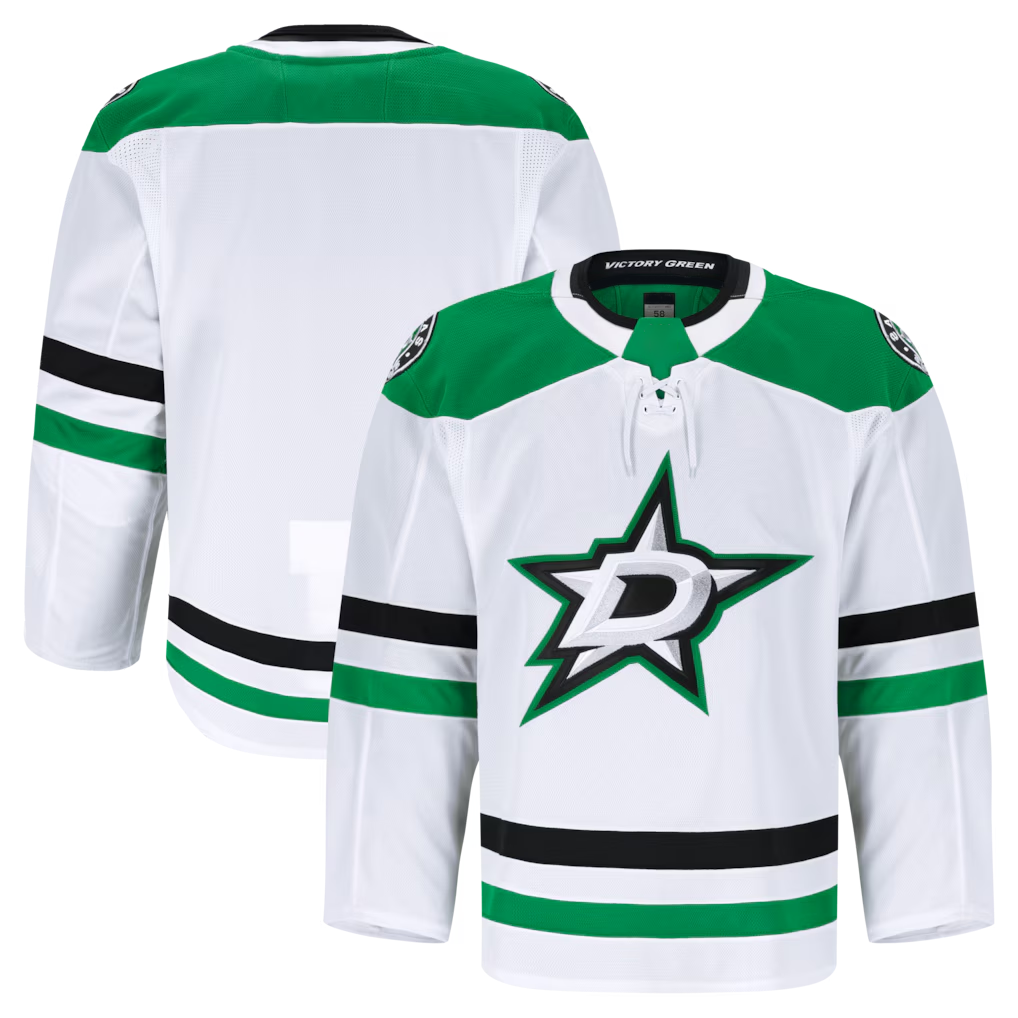 Trusc D.Stars White Away Authentic Pro Jerseys