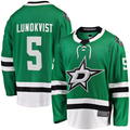 Trusc D.Stars #5 Nils Lundkvist Kelly Green Home Premier Breakaway Player Jerseys